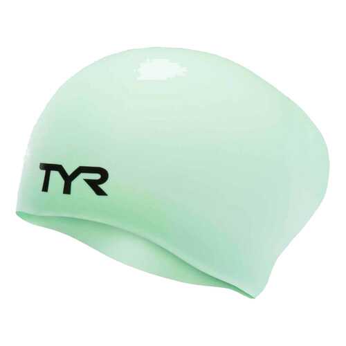 Шапочка для плавания TYR Long Hair Wrinkle-Free Silicone Cap 332 mint в Сплав