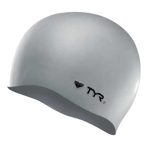 Шапочка для плавания TYR Wrinkle Free Silicone Cap 040 silver в Сплав
