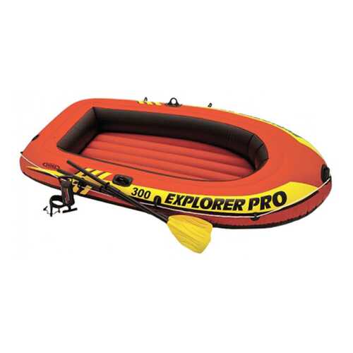 Лодка Intex Explorer PRO-300 с веслами 2,44 x 1,17 м orange в Сплав