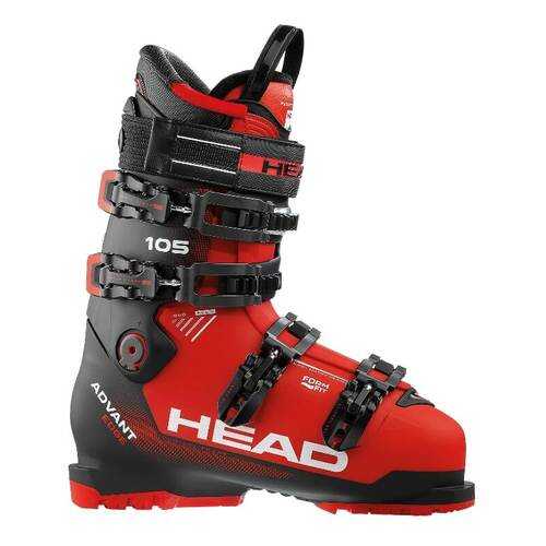 Горнолыжные ботинки HEAD Advant Edge 105 2018, black/red, 28.5 в Сплав
