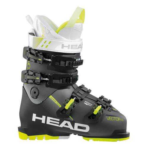 Горнолыжные ботинки HEAD Vector Evo 110 S W 2018, anthracite/black/neon yellow, 23.5 в Сплав