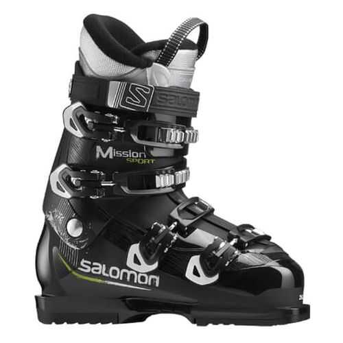 Горнолыжные ботинки Salomon Mission Sport 2018, black/white/acid grey, 27 в Сплав