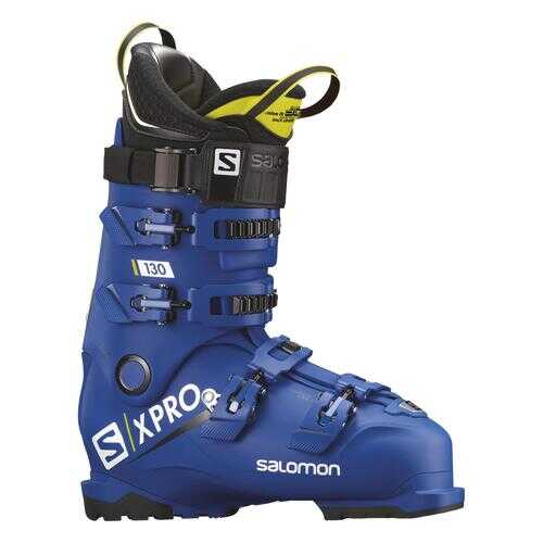 Горнолыжные ботинки Salomon X Pro 130 2019, raceblue/acid green, 25.5 в Сплав